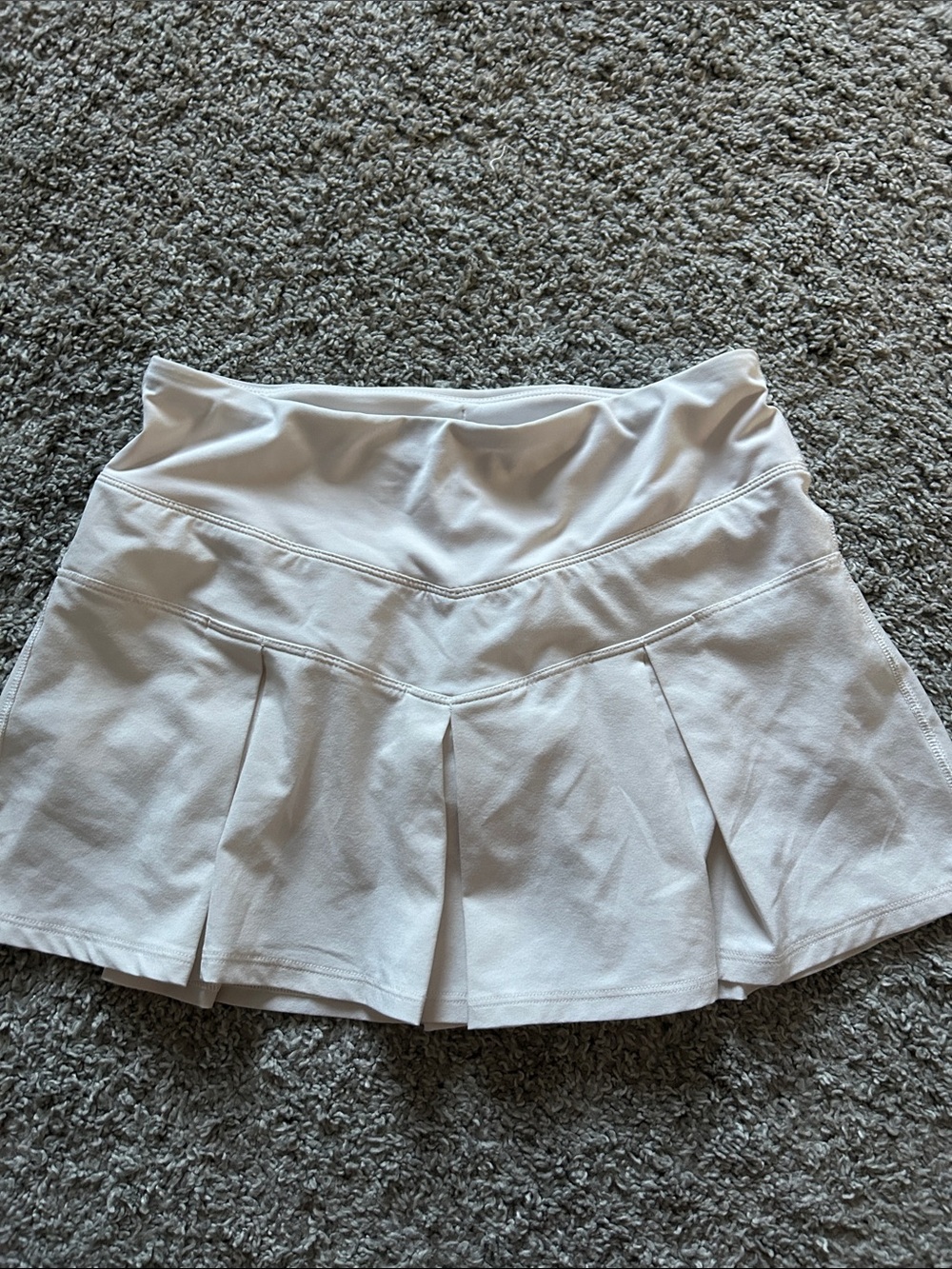 Ivivva White Girls Pleated Athletic Skort